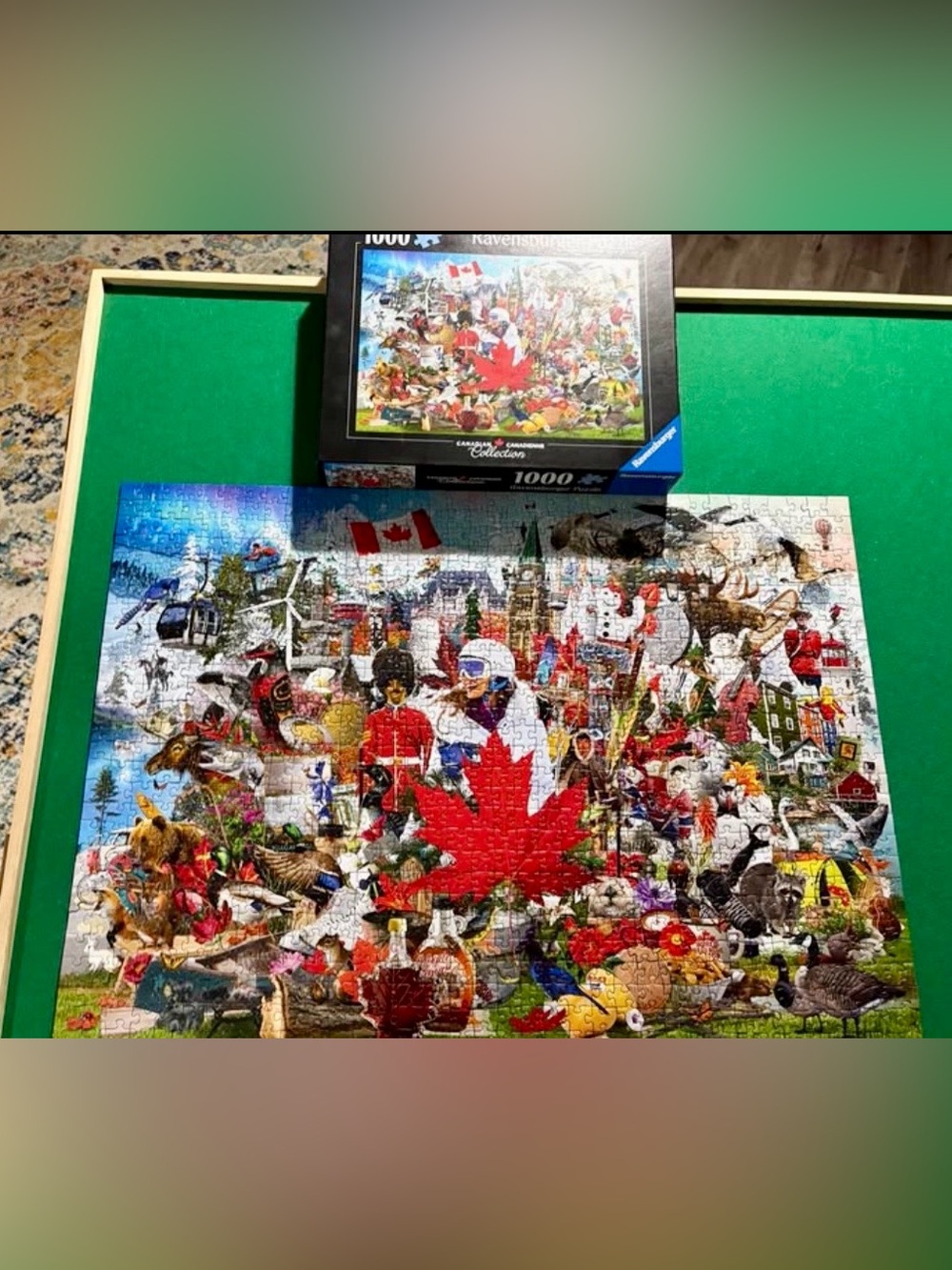 1000 Piece Ravensburger Canadian Collection Puzzle